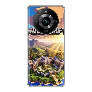 Чехол майнкрафт для Realme 11 Pro Plus (MINECRAFT)