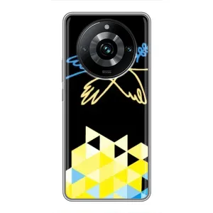 Чехол на Realme 11 Pro Plus Украинский дизайн (Мир для Украины)