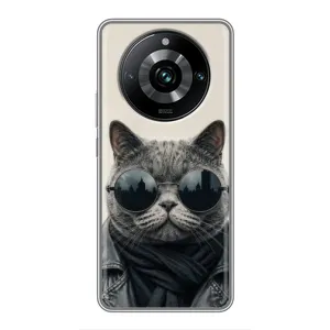 Чохол на тематику: Коти для Realme 11 Pro Plus (Модний кіт)