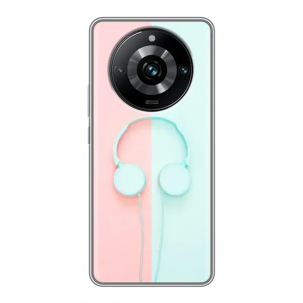 Чехол с рисунком «Наушники» для Realme 11 Pro Plus Чехол с рисунком «Наушники» для Realme 11 Pro Plus