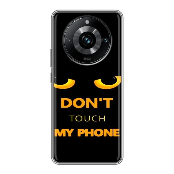 Чехол с рисунком «Не трогай мой телефон» для Realme 11 Pro Plus