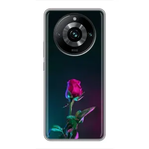 Чохли з принтом Троянд для Realme 11 Pro Plus (Нічна троянда)