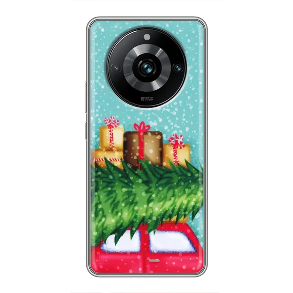 Чехол с рисунком «Новогодние подарки» для Realme 11 Pro Plus Чехол с рисунком «Новогодние подарки» для Realme 11 Pro Plus