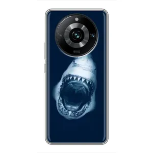 Силіконовий бампер з картинкою звірів для Realme 11 Pro Plus (Пащу Акули)