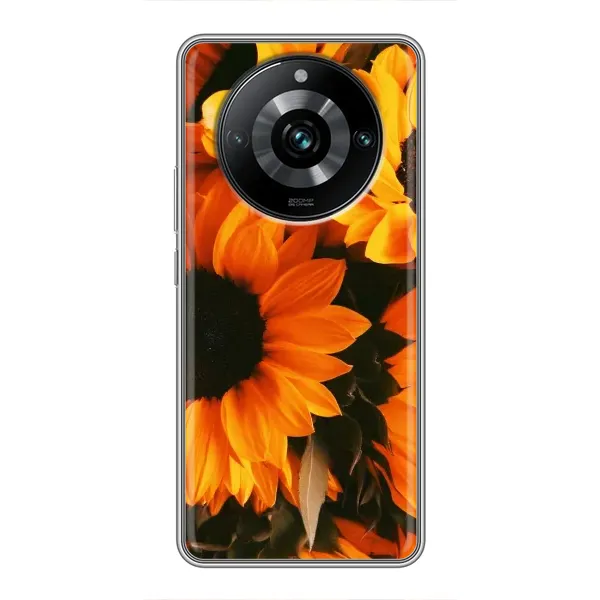 Чехол с рисунком «подсолнухи» для Realme 11 Pro Plus Чехол с рисунком «подсолнухи» для Realme 11 Pro Plus