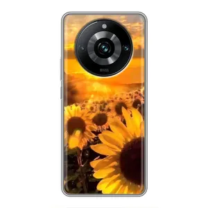 Чохол з Квітами для Realme 11 Pro Plus (поле соняшників)