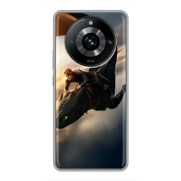 Чехол с рисунком «Полет Беззубика» для Realme 11 Pro Plus