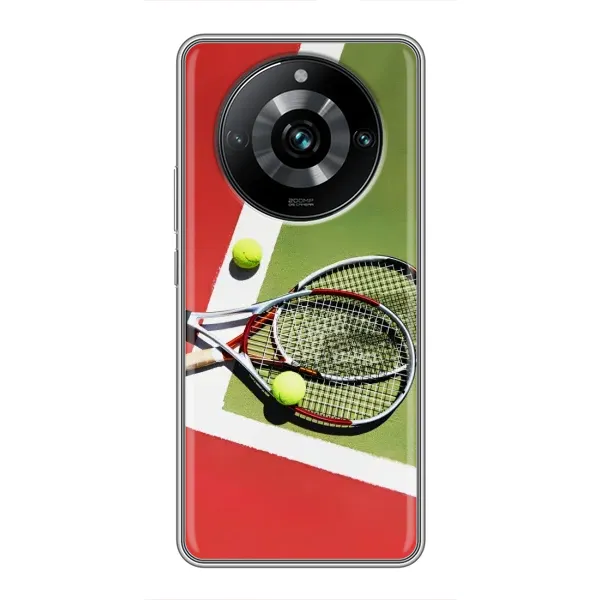 Чехол с рисунком «Ракетки теннис» для Realme 11 Pro Plus Чехол с рисунком «Ракетки теннис» для Realme 11 Pro Plus