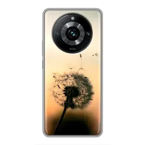 Силиконовый Чехол с одуванчиками на Realme 11 Pro Plus (Роздумаханый одуванчик)