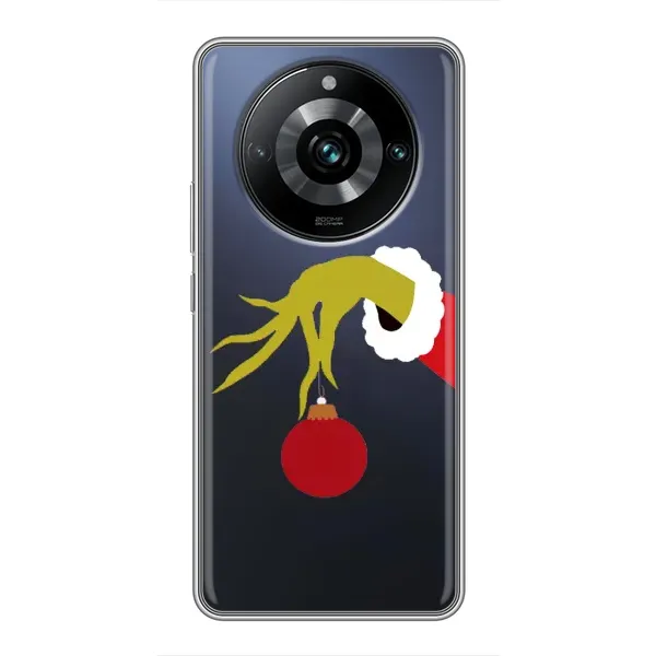 Чехол с рисунком «Рука Гринча» для Realme 11 Pro Plus Чехол с рисунком «Рука Гринча» для Realme 11 Pro Plus