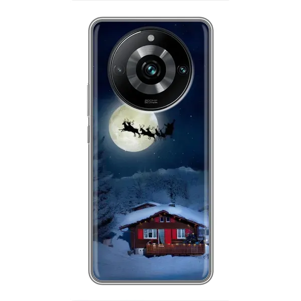 Чехол с рисунком «Санта» для Realme 11 Pro Plus