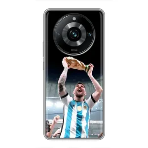 Чехлы Лео Месси Аргентина для Realme 11 Pro Plus (Счастливый Месси)