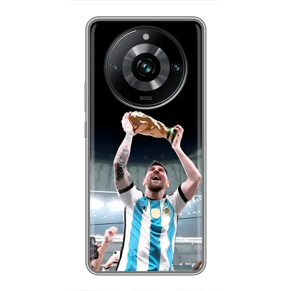 Чехол с рисунком «Счастливый Месси» для Realme 11 Pro Plus