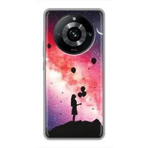 Силиконовые Чехлы Любимому человеку для Realme 11 Pro Plus (Шарики в небе)