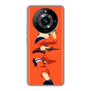 Чехлы с принтом Наруто на Realme 11 Pro Plus (Силуэт Наруто)