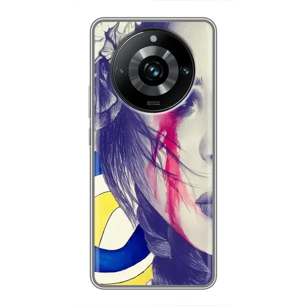 Чехол с рисунком «Слезы Украины» для Realme 11 Pro Plus Чехол с рисунком «Слезы Украины» для Realme 11 Pro Plus