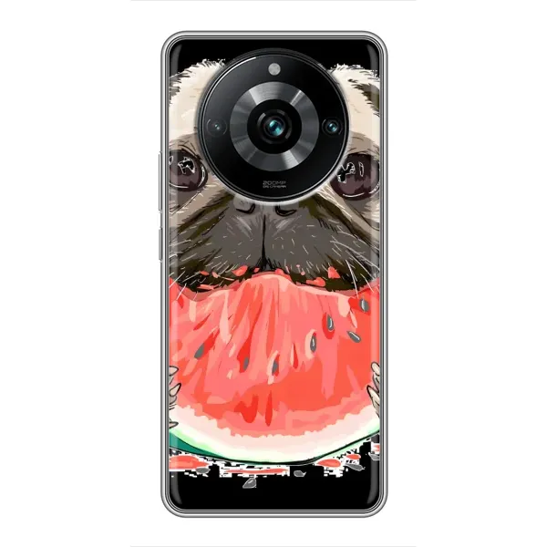 Чехол с рисунком «Смешной Мопс» для Realme 11 Pro Plus Чехол с рисунком «Смешной Мопс» для Realme 11 Pro Plus