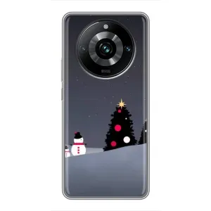 Чохли на Новий Рік Realme 11 Pro Plus (Сніговички)