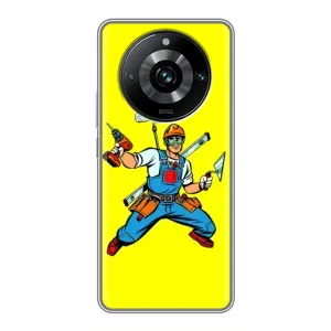 Силіконовий бампер (Працівники) на Realme 11 Pro Plus (Будівельник)