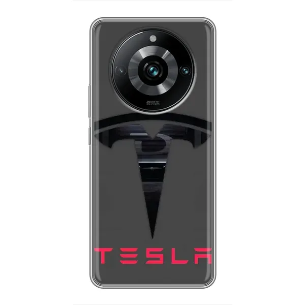 Чехол с рисунком «Logo TESLA» для Realme 11 Pro Plus Чехол с рисунком «Logo TESLA» для Realme 11 Pro Plus