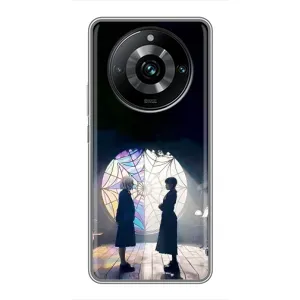 Чехлы с принтом Уэнсдей на Realme 11 Pro Plus (Уэнсдей и Энди)