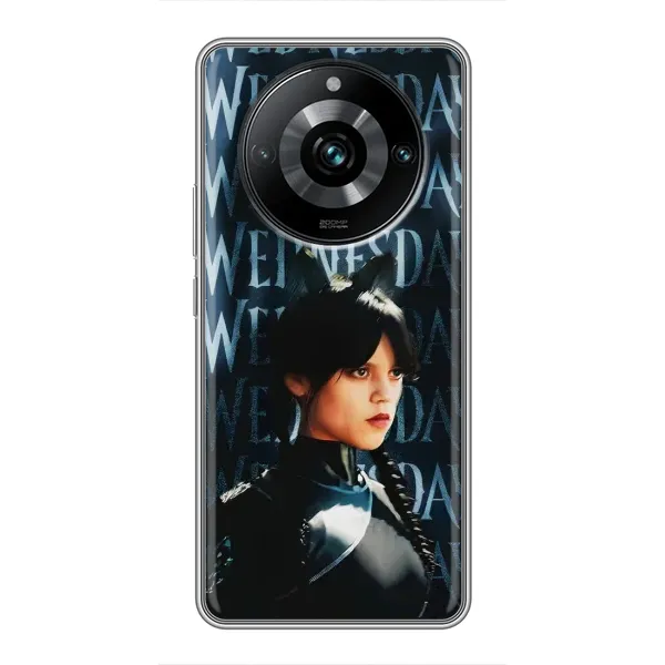 Чехол с рисунком «Уэнздей с ушками» для Realme 11 Pro Plus Чехол с рисунком «Уэнздей с ушками» для Realme 11 Pro Plus