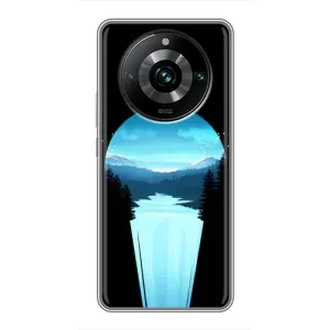 Літній Чохол на Realme 11 Pro Plus (Синій Водоспад)