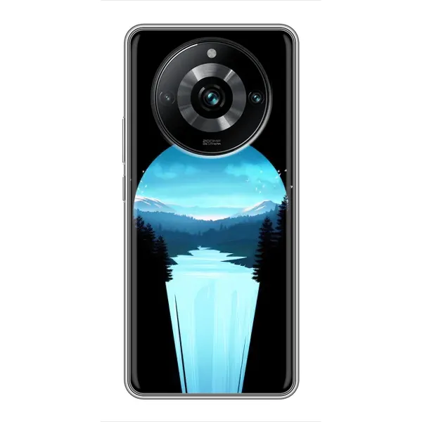 Чехол с рисунком «Синий Водопад» для Realme 11 Pro Plus Чехол с рисунком «Синий Водопад» для Realme 11 Pro Plus