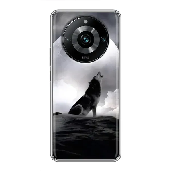 Чехол с рисунком «Волк и луна» для Realme 11 Pro Plus Чехол с рисунком «Волк и луна» для Realme 11 Pro Plus