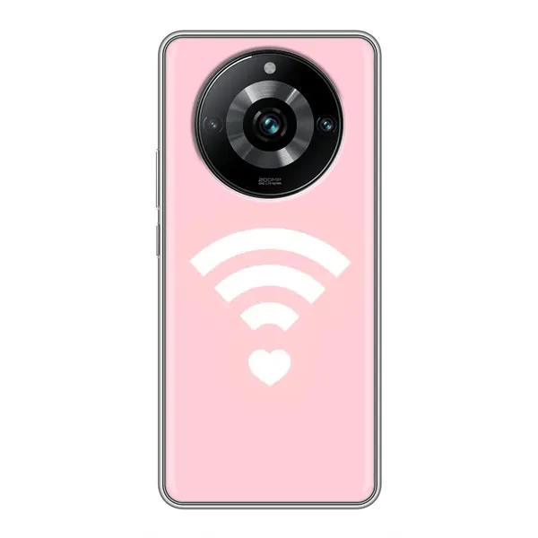Чехол с рисунком «WiFi Love» для Realme 11 Pro Plus Чехол с рисунком «WiFi Love» для Realme 11 Pro Plus