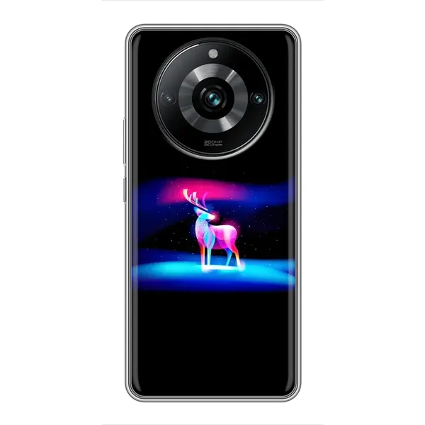 Чехол с рисунком «Яркий олень» для Realme 11 Pro Plus