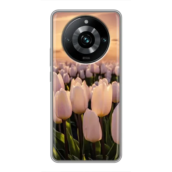Чехол с рисунком «Закат с цветами» для Realme 11 Pro Plus Чехол с рисунком «Закат с цветами» для Realme 11 Pro Plus