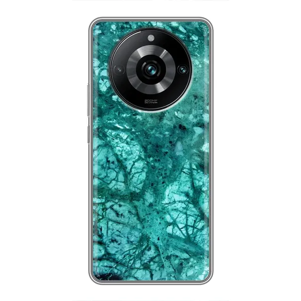 Чехол с рисунком «Зеленый мрамор» для Realme 11 Pro Plus Чехол с рисунком «Зеленый мрамор» для Realme 11 Pro Plus