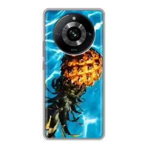 Чехол с изображением вкусной еды для Realme 11 Pro (Ананас)