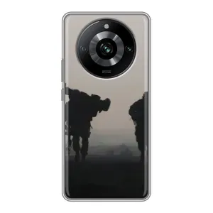 Чехлы на военную тематику для Realme 11 Pro (Бой солдат)