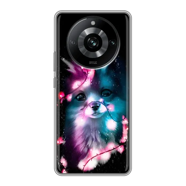Чехол с рисунком «Черная Лиса» для Realme 11 Pro Чехол с рисунком «Черная Лиса» для Realme 11 Pro