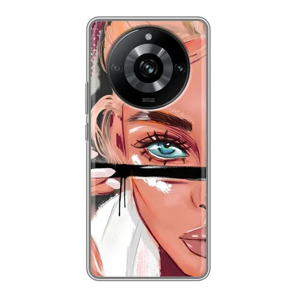 Чехол с рисунком «Девушка и ресницы» для Realme 11 Pro Чехол с рисунком «Девушка и ресницы» для Realme 11 Pro