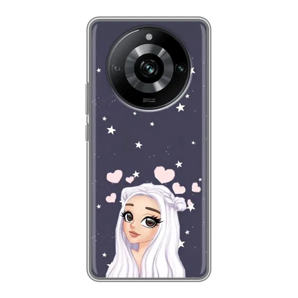 Чехол с рисунком «Девушка и сердечки» для Realme 11 Pro Чехол с рисунком «Девушка и сердечки» для Realme 11 Pro