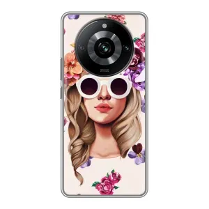 Чехол с картинкой Модные Девчонки Realme 11 Pro (Девушка в очках)