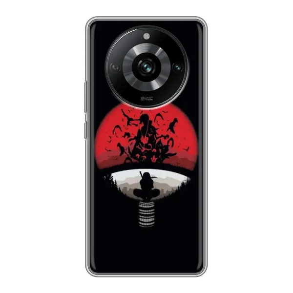Чехол с рисунком «Итачи на черном» для Realme 11 Pro Чехол с рисунком «Итачи на черном» для Realme 11 Pro