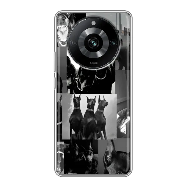 Чехол с рисунком «Коллаж Доберман» для Realme 11 Pro Чехол с рисунком «Коллаж Доберман» для Realme 11 Pro