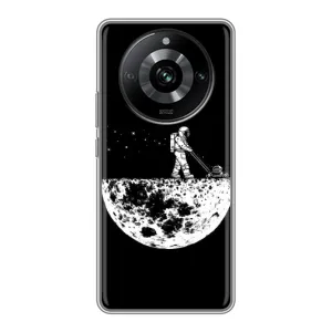 Силіконовый Чохол з принтом "Космонавти" на Realme 11 Pro (Космонавт)