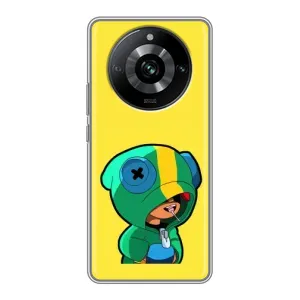 Чехол Бравл Старс для Realme 11 Pro (Леон (LEON))
