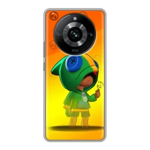 Чехол Бравл Старс для Realme 11 Pro (LEON в кофте)