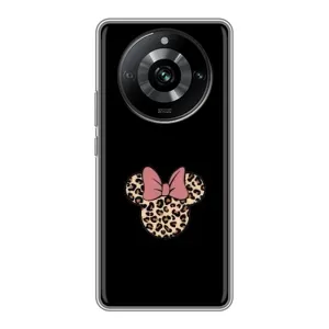 Чехол с леопардовым принтом на Realme 11 Pro (Леопардовая Минни)