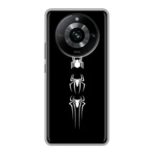 Чехол Супергерой Человека Паука на Realme 11 Pro (Лого паука)