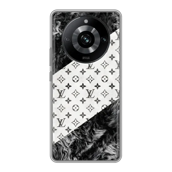 Чохол з малюнком «LV на білому» для Realme 11 Pro Чохол з малюнком «LV на білому» для Realme 11 Pro