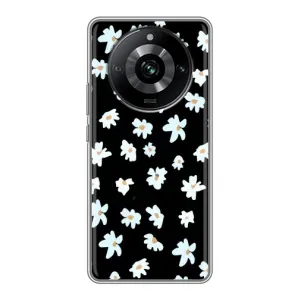 Чехол с ромашками на Realme 11 Pro (Маленькие ромашки)