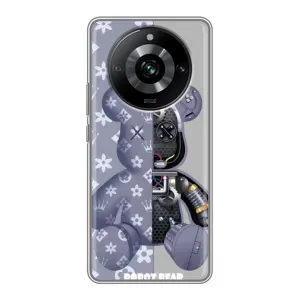 Силиконовый чехол для Realme 11 Pro (Медведь Louis Vuitton)