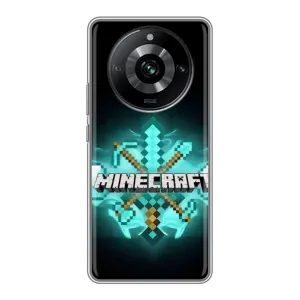 Чехол майнкрафт для Realme 11 Pro (MineCraft 2)
